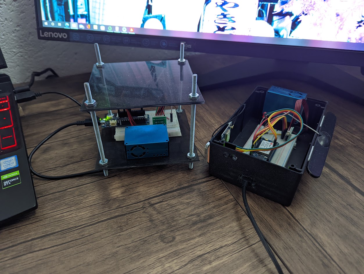 Fixed and mobile station hardware, assembled